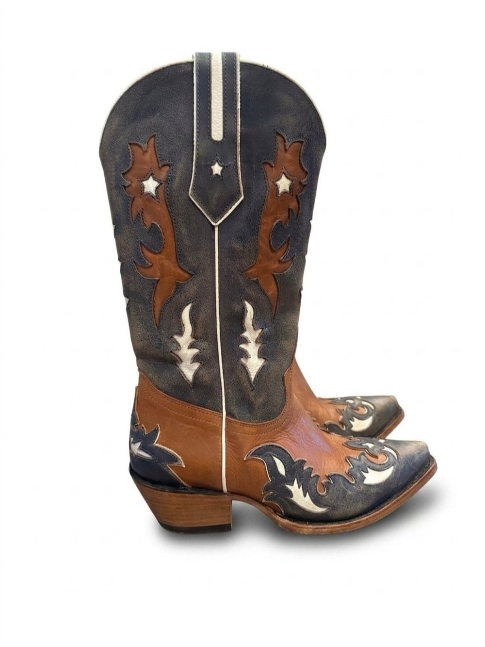 Idyllwind Wheeler Brown Western Performance Boots - Snip Toe Size 8.5